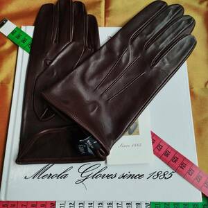 me roller napa mink color tea color lining none glove leather gloves MEROLA