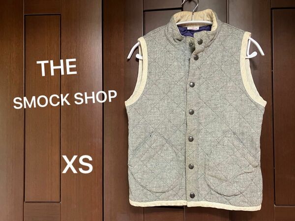 引越し処分前→THE SMOCK SHOP キルティングベスト　XS〜S ウール