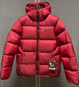 新品 Marmot 1000 FILL POWER DOWN PARKA マーモット 1000フィルパワーダウンパーカ 　M　赤　FIRE