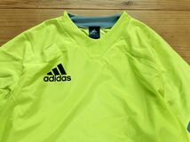 美品 adidas アディダス 11pro メンズ ピステ Lサイズ 黄色 イエロー サッカー Vジャン ウインドブレーカー トップス ウエア 長袖 Z_画像5