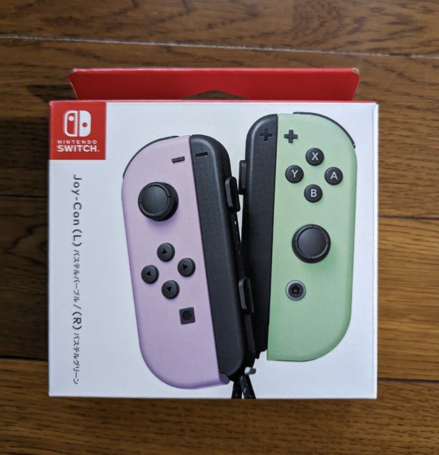 Switch Joy-Con (L) パステルパープル (R) パステルグリーン