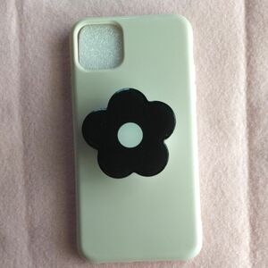 【iPhone11ProMaxケース】花形落下防止付き　未使用品