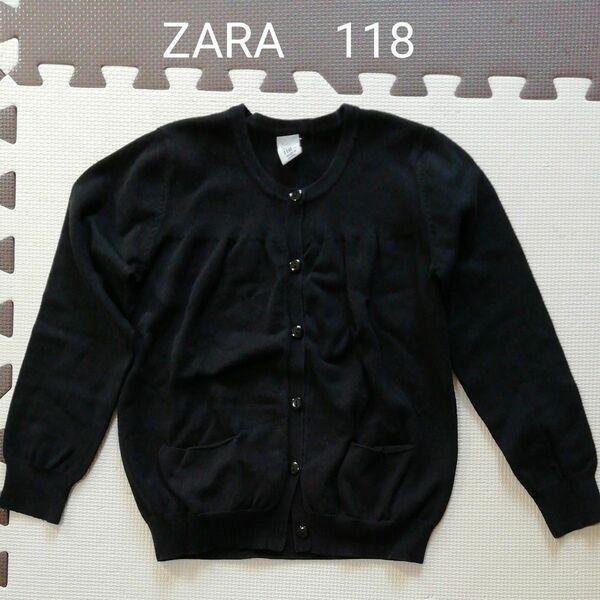 ZARA　カーディガン　黒　118