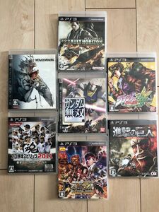 PS3ソフト　エースコンバット　ストリートファイター　メタルギア　7本