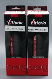 Vittoria Open Pave CG Ⅲ open Clincher load tire 700X27C 2 ps unused 