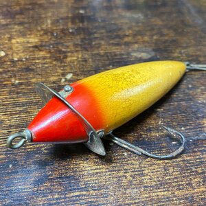 30's Heddon 210 Surface 希少トイレットシートリグ!! ノーアイ!! / オールドヘドン トップウォーター ビンテージルアー 1930年代 レア