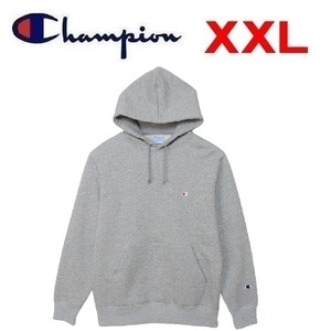 Champion チャンピオン スウェットパーカー OXグレー XXL　C3-Y139　メンズ　プルオーバーパーカー