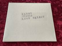 ★新品未開封★HARRY★紙ジャケット仕様★CD★201012 LIVE SELECT/ハリー/ライヴ/ライブ/THE STREET SLIDERS/ザ・ストリート・スライダーズ_画像1