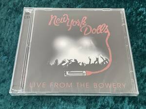 ★新品未開封★NEW YORK DOLLS★CD+DVD★LIVE FROM THE BOWERY★ニューヨーク・ドールズ★ライヴ・フロム・ザ・バワリ―★