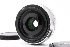 a927 ★美品 Panasonic パナソニック LUMIX G 20mm f/1.7 II ASPH. H-H020A オートフォーカス レンズ マイクロフォーサーズ