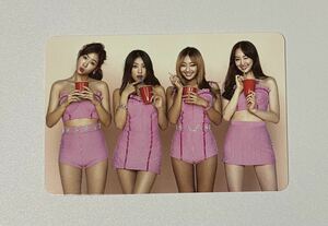 SISTAR TOUCH N MOVE ヒョリン HYOLIN ダソム DASOM ボラ BORA ソユ SOYOU 全員 集合 トレカ TOUCH MY BODY Photocard