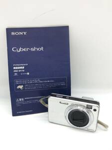 1004-525S④4666RP　コンパクトデジタルカメラ SONY ソニー DSC-W170 Cyber-shot サイバーショット シルバー 本体のみ 説明書付き