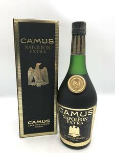 1040-013S⑲22112　お酒 700ml 40％ CAMUS NAPOLEON EXTRA カミュ ナポレオン エキストラ コニャック ブランデー 箱付き 未開栓