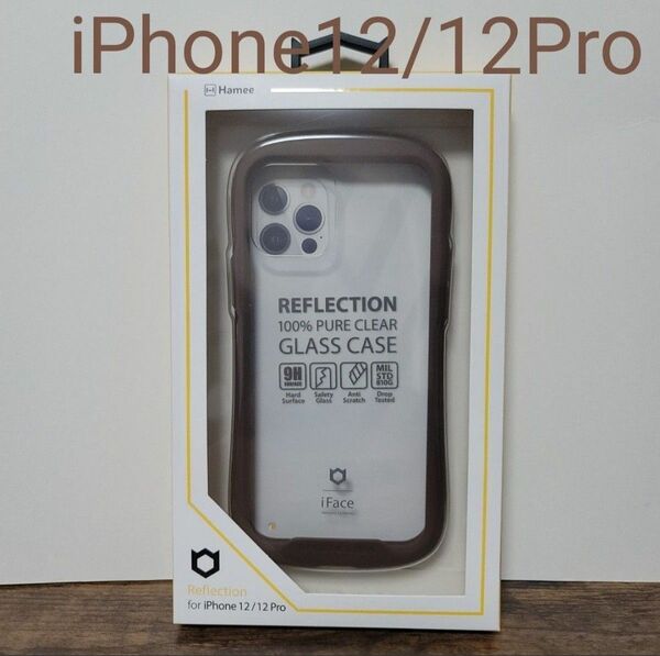 iFace クリアケース iPhone12/12Pro ブラウン リフレクション　スマホカバー　アクセサリー　新品未使用　正規品