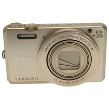 【動作品】Nikon COOLPIX S7000 ゴールド 4.5-90.0mm F3.4-6.5 1605万画素 光学20倍 Wi-Fi内蔵 バッテリー SDカード付 クールピクス C3810_画像4