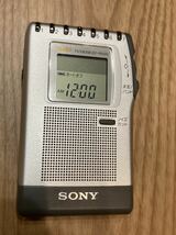 SONY ICF-R500V 3BAND TV/FM/AM ポケットラジオ 動作品_画像3