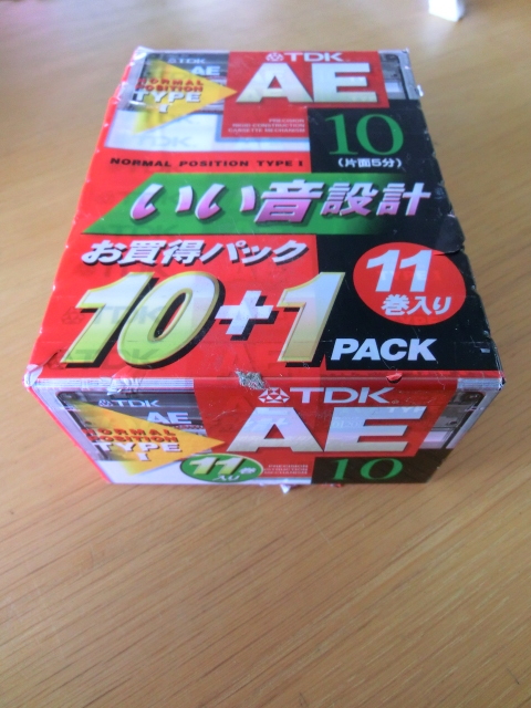 2023年最新】ヤフオク! -カセットテープ tdk aeの中古品・新品・未使用