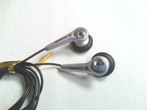 Panasonic earphone 3.5mm stereo Mini plug * operation goods 