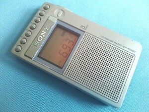 SONY ソニー TV/FM/AMポケットラジオ ICF-R550V　★動作品！難あり