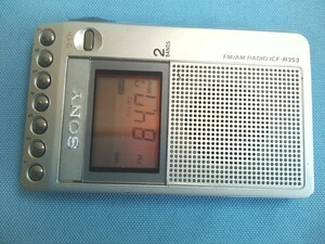 SONY FM/AMポケットラジオ ICF-R353 ★完動品