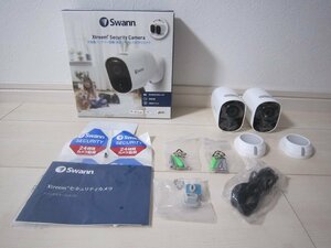 展示品 未使用 Swann スワン Wi-Fi ワイヤレスカメラ Xtreem Security Camera 大容量バッテリー搭載 見守り スマホ SWIFI-XTRCM32G2PK-JP