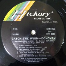 10013538;【US初期プレス/MONO/プロモジャケ】Donovan / Catch The Wind_画像3