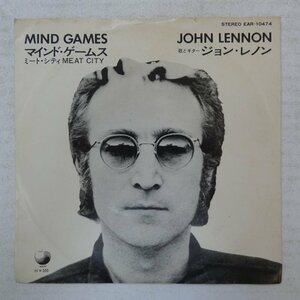 47035762;【国内盤/7inch/東芝赤盤】John Lennon ジョン・レノン / Mind Games マインド・ゲームス