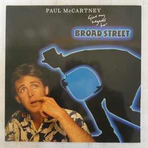 46046516;【UK盤/見開き】Paul McCartney / Give My Regards To Broad Street