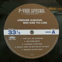 46047213;【帯付/P-VINE】Lonesome Sundown / Been Gone Too Long_画像3