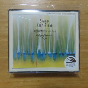 761203901920;【4CD/西独盤/CPO】STOCKMEIER / KARG-ELERT:ORGAN WORKS VOL.1-4