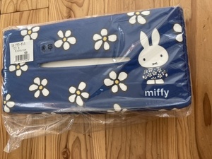 新品即決送料無料♪miffyミッフィー　フラワーダンスティッシュケースティッシュボックス　ポリエステル100%ブルー　壁掛けOK♪完売品