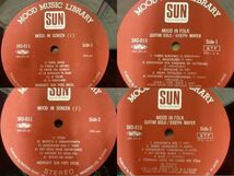 SUN Musicレコード(約)30cm) MOODレコード 赤レコード10枚まとめてセット(ピアノ/ワールドミュージック/ポップス/ラテン/タンゴ/映画)_画像6