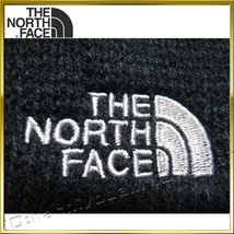 The North Face 新品 ノースフェイス 刺繍ロゴ ビーニーキャップ サイズフリー ブラック メンズ レディース ニット帽_画像8