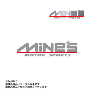 MINE'S マインズ ステッカー Ｆタイプ（逆文字）シルバー (875191006