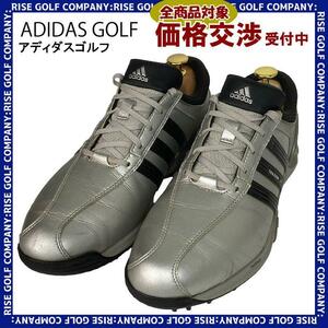 ADIDAS GOLF アディダスゴルフ ゴルフシューズ シルバー系 25.5