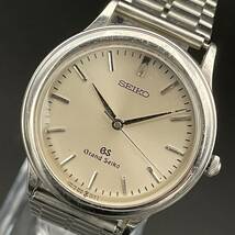 ☆名作☆/グランドセイコー/Grand Seiko/9581-7000/電池式/クオーツ/33㎜/メンズ腕時計/アンティーク/シルバー/純正/精度良好/02_画像1