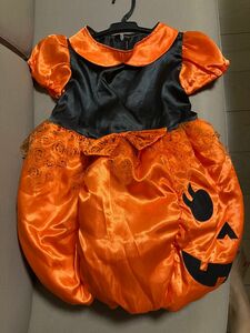 ハロウィン仮装衣装　パンプキンドレス 110