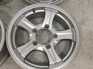 メーカー不明 ジムニー JB23W 16x5.5J オフ+19 5H PCD 139.7 ハブ径108.1ｍｍ 4本 アルミホイール