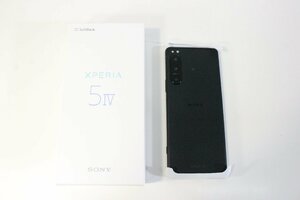 ☆297☆ 【未使用】 SoftBank SONY ソニー Xperia 5 IV エクスペリア ブラック