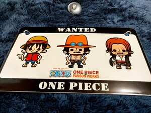 ONE PIECE × PANSON WORKS 車用 プレート ワンピース