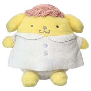 ◆新品　ポムポムプリン　Pom Pom Purin　プラッシュドール　S　ぬいぐるみ〈おうちパジャマ〉　サンリオ　sanrio