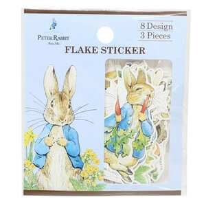 ◆新品　ピーターラビット　フレークステッカー　フレークシール〈ピーターラビット〉Peter Rabbit