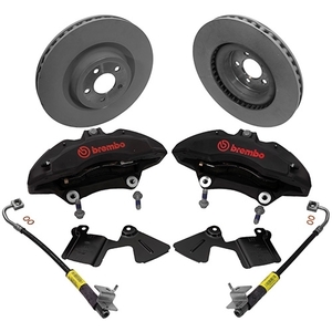  Mustang Performance PAC Brembo 6 piston front brake calipers & 15inc vent rotor 