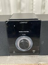 X147 Ionpoo CDステレオシステム ミニコンポP-886 Bluetooth対応 スピーカーUSB AUX入力_画像4