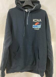 G-317 古着　KONA HAWAII 黒のパーカー　L