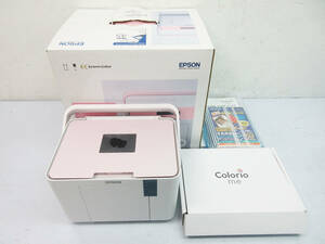 F8063●インクジェット プリンター●EPSON Colorio me E-530P●コンパクトフォトプリンター エプソン カラリオ ミー●Sugar Pink●未使用品