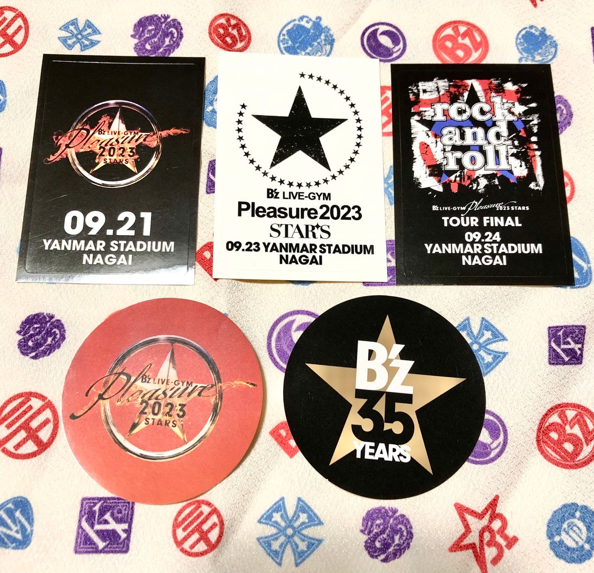 B'z プレミアム席 限定 グッズ メモリアルメダル STARS 35周年
