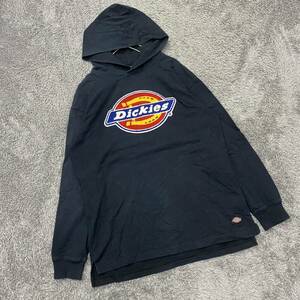 Dickies ディッキーズ スウェット パーカー プルオーバー サイズM ブラック 黒 メンズ トップス 最落なし （E9）