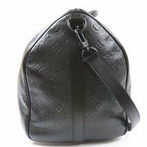 66892★1円スタート★LOUIS VUITTON ルイヴィトン 未使用品 キーポルバンドリエール50 2WAY モノグラムシャドウ M44810 ボストンバッグ_画像7