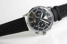 ドイツ製Junkers ユンカース G38クォーツ・クロノグラフ腕時計 パイロットウォッチ メーカー希望小売価格50,600円 6984-5QZ_画像3